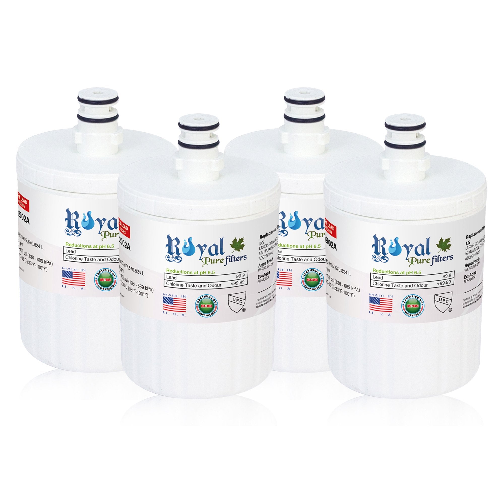 Replacement for LG 5231JA2002A, LT500P Compatible CTO Refrigerator Water Filter