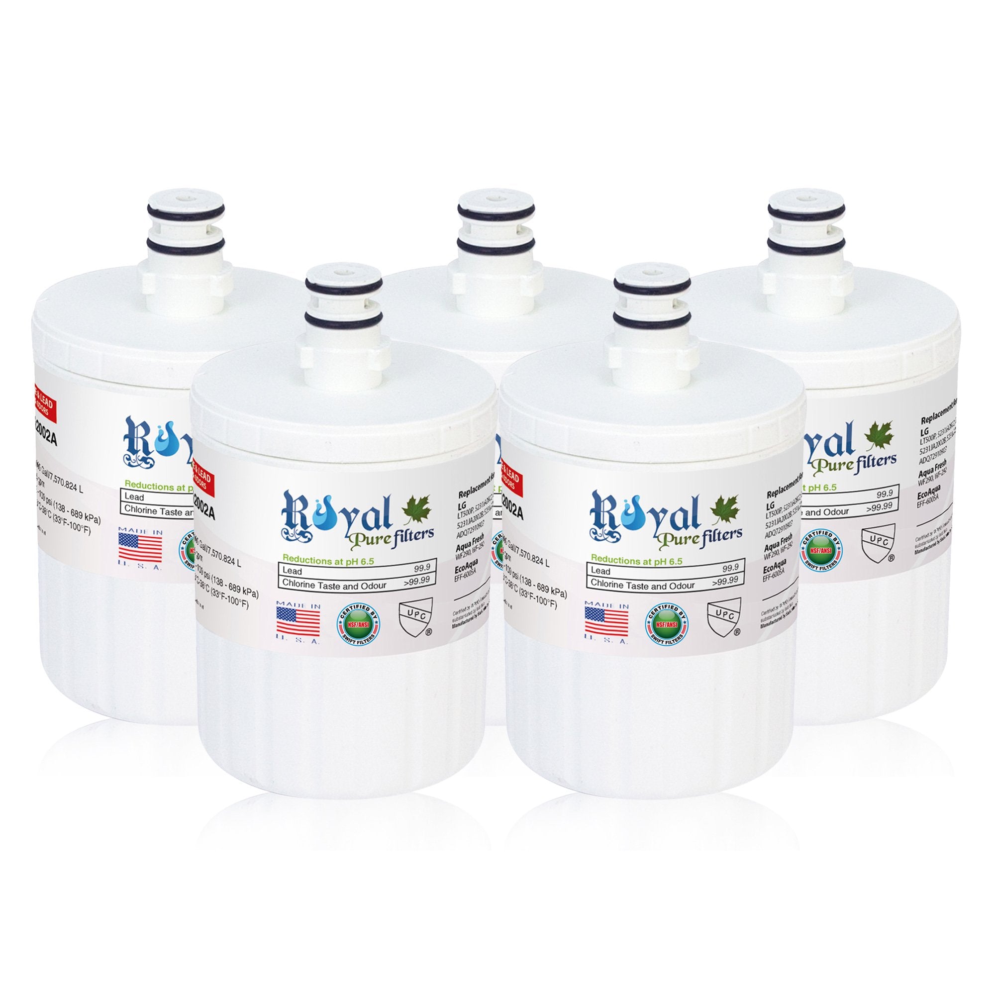 Replacement for LG 5231JA2002A, LT500P Compatible CTO Refrigerator Water Filter