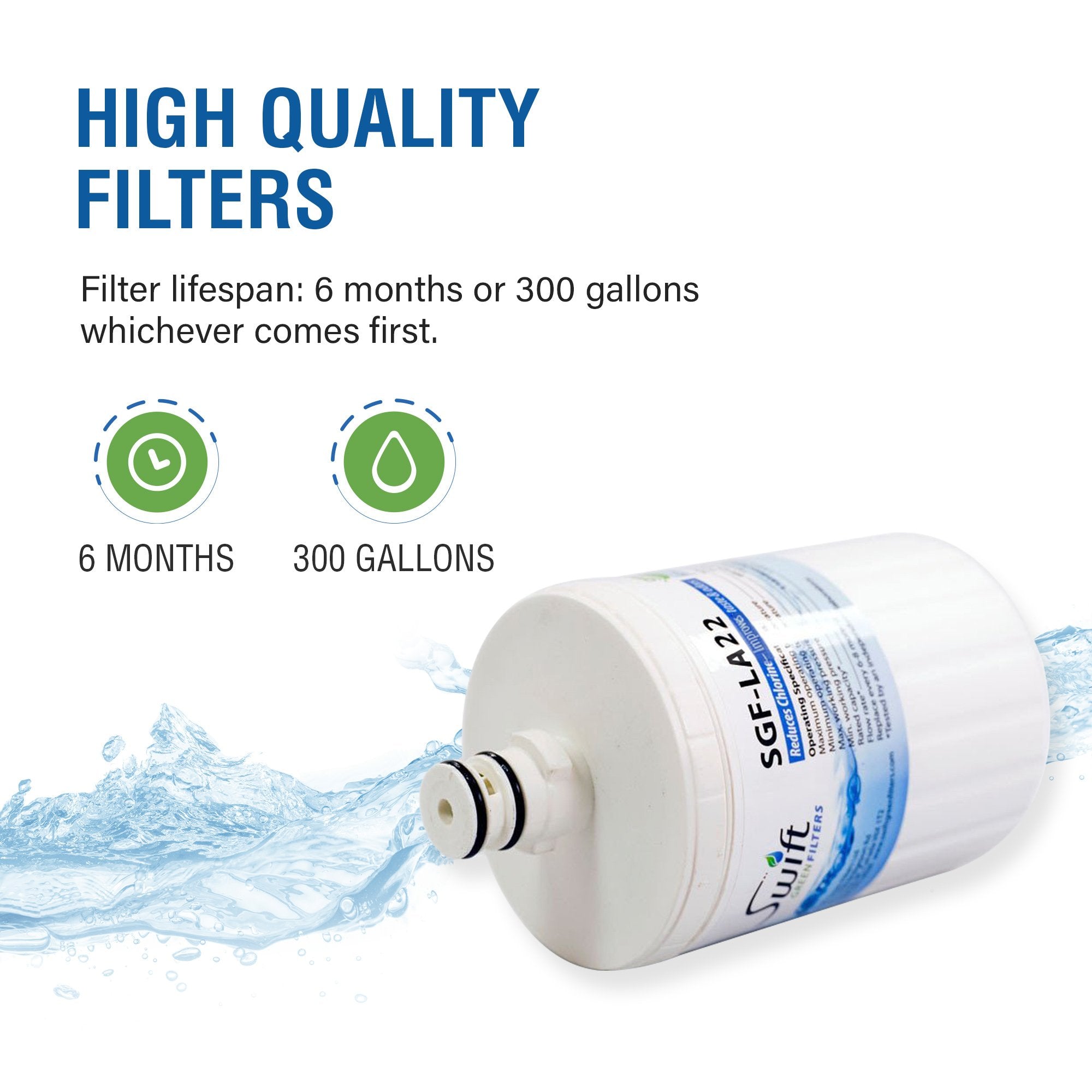 LG 5231JA2002A Compatible VOC Refrigerator Water Filter