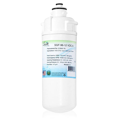 Replacement for Everpure EV9691-76 Filter by Swift Green Filters SGF-96-12 VOC-S