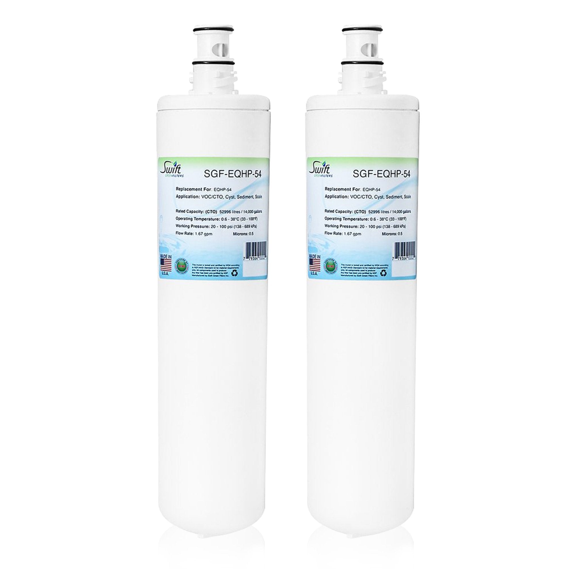 Replacement for Bunn Bunn EQHP-54 Water Filter by Swift Green Filters SGF-EQHP-54