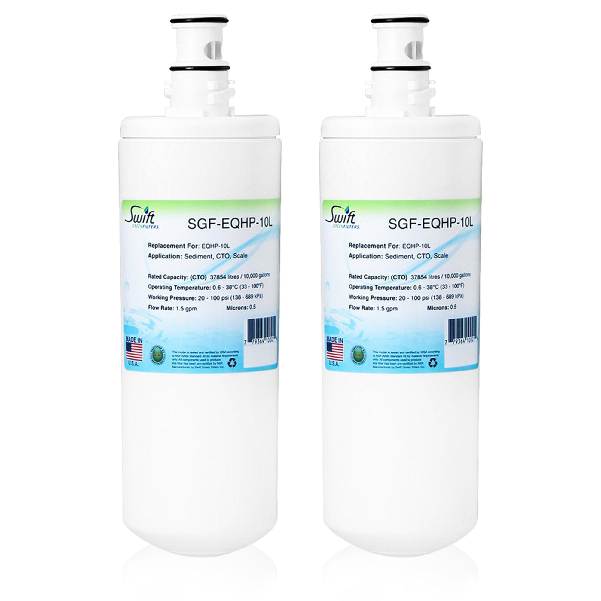 Replacement for Bunn EQHP-10L Water Filter by Swift Green Filters SGF-EQHP-10L