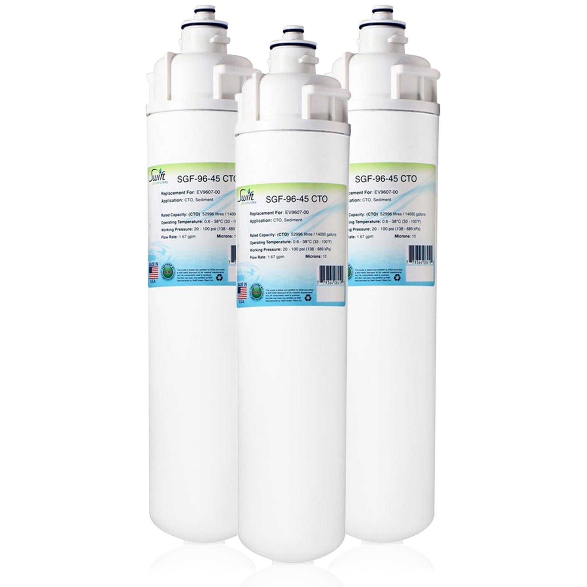 Replacement for Everpure EV9607-00 Filter by Swift Green Filters SGF-96-45 CTO
