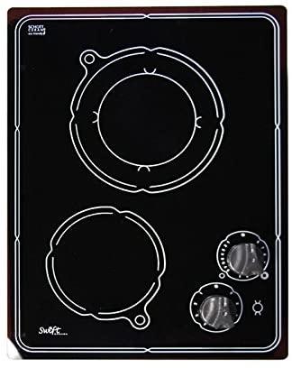Swift 2 Burner Electric Cooktop 15" Ceramic Black Made in Canada